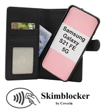 CoverinSkimblocker Samsung Galaxy S21 FE 5G Magnet Plånboksfodral