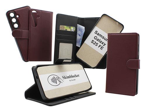 Skimblocker Samsung Galaxy S25 FE Magnet Plånboksfodral