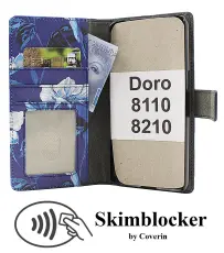 CoverinSkimblocker Doro 8110 / 8210 Plånboksfodral Design