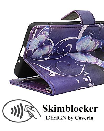 CoverinSkimblocker Motorola Moto G15 Power Magnet Plånboksfodral Design