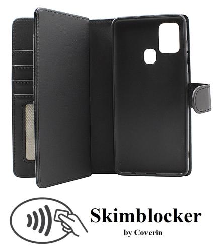 Skimblocker Samsung Galaxy A21s XL Plånboksfodral