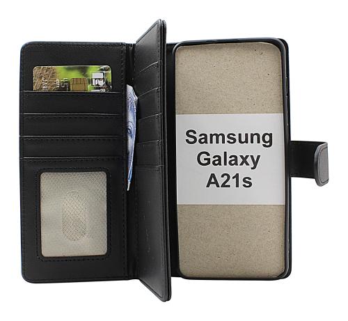 Skimblocker Samsung Galaxy A21s XL Plånboksfodral