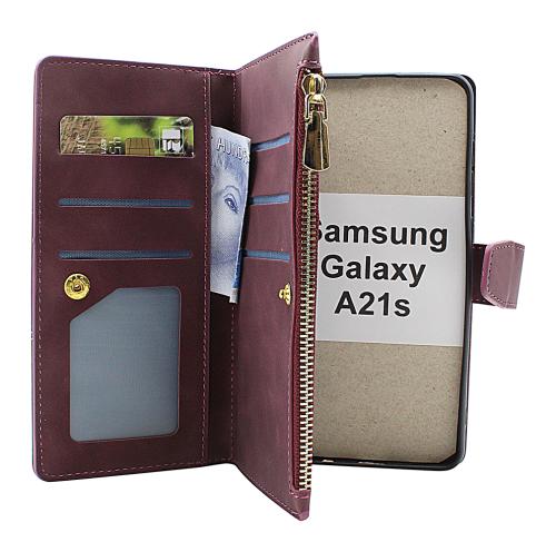 XL Samsung Galaxy A21s Lyx Plånboksfodral