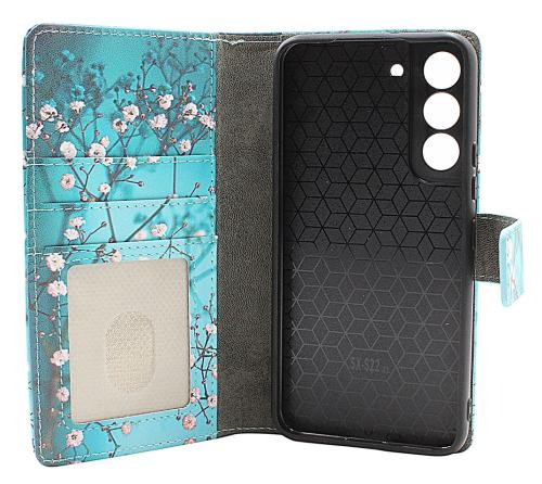 Skimblocker Samsung Galaxy S22 5G Magnet Plånboksfodral Design