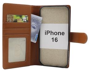 Skimblocker iPhone 16 Plånboksfodral