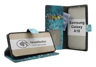 Skimblocker Samsung Galaxy A17 Pl&aring;nboksfodral Design