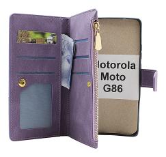 XL Motorola Moto G86 / G86 Power Lyx Pl&aring;nboksfodral