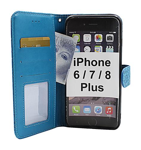 billigamobilskydd.seFlower Standcase Wallet iPhone 6 Plus / 7 Plus / 8 Plus