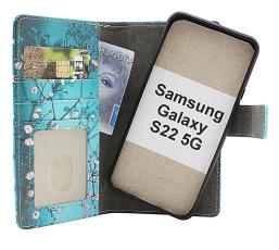 Skimblocker Samsung Galaxy S22 5G Magnet Plånboksfodral Design