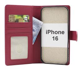 Skimblocker iPhone 16 Plånboksfodral