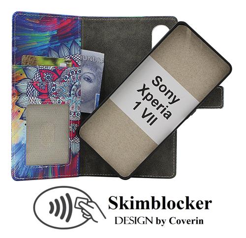 Skimblocker Sony Xperia 1 VII Magnet Plånboksfodral Design