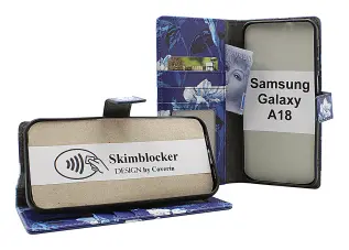 Skimblocker Samsung Galaxy A18 LTE Pl&aring;nboksfodral Design