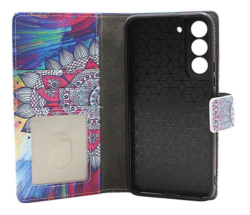 Skimblocker Samsung Galaxy S22 5G Magnet Plånboksfodral Design
