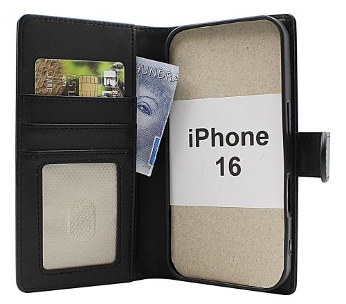 Skimblocker iPhone 16 Plånboksfodral
