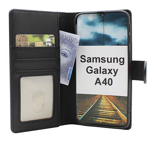 Skimblocker Samsung Galaxy A40 Plånboksfodral