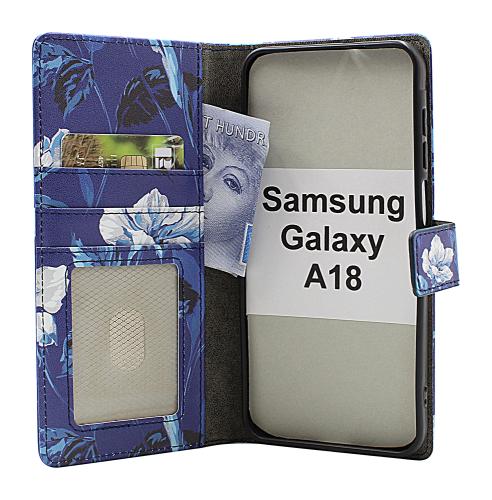Skimblocker Samsung Galaxy A18 LTE Plånboksfodral Design