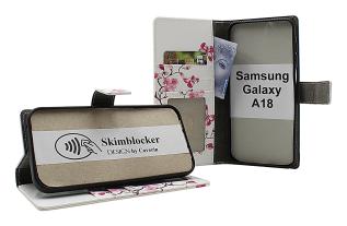 Skimblocker Samsung Galaxy A18 LTE Pl&aring;nboksfodral Design