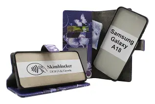 Skimblocker Samsung Galaxy A18 LTE Magnet Pl&aring;nboksfodral Design