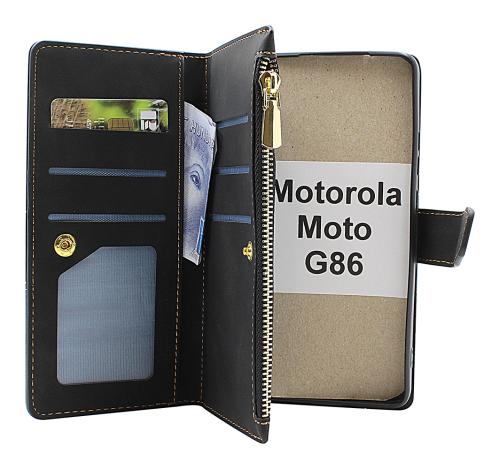XL Motorola Moto G86 Lyx Plånboksfodral