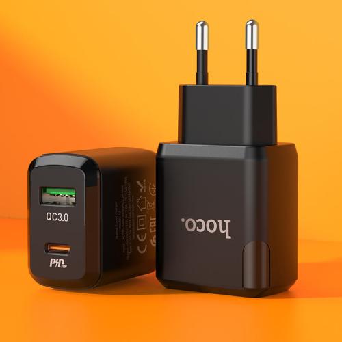 HocoHoco N5 Dual Snabbladdare Väggadapter