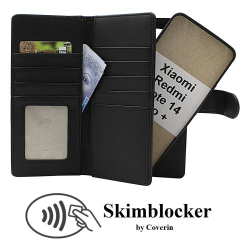 CoverinSkimblocker Xiaomi Redmi Note 14 Pro+ XL Magnet Plånboksfodral
