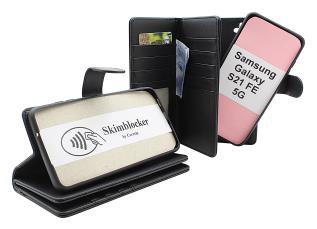 Skimblocker Samsung Galaxy S21 FE 5G XL Magnet Plånboksfodral