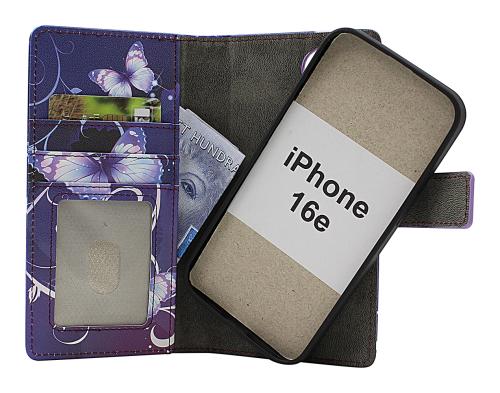 CoverinSkimblocker iPhone 16e Magnet Plånboksfodral Design