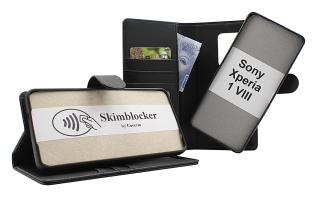 Skimblocker Sony Xperia 1 VIII Magnet Pl&aring;nboksfodral
