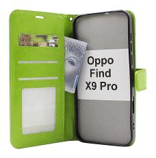 Crazy Horse Oppo Find X9 Pro Pl&aring;nboksfodral