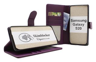 Skimblocker Samsung Galaxy S20 (G980F) Plånboksfodral