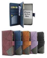 XL iPhone 18 Pro Max Lyx Pl&aring;nboksfodral