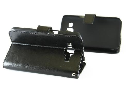 billigamobilskydd.seCrazy Horse Wallet Samsung Galaxy Core Prime, Svart