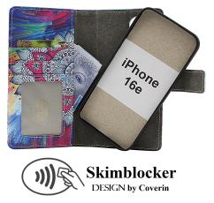 CoverinSkimblocker iPhone 16e Magnet Plånboksfodral Design