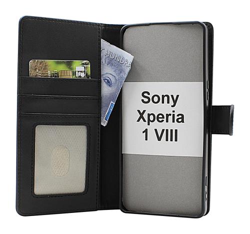 Skimblocker Sony Xperia 1 VIII Magnet Plånboksfodral