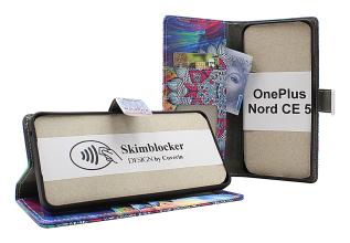 Skimblocker OnePlus Nord CE5 (CPH2719) Plånboksfodral Design