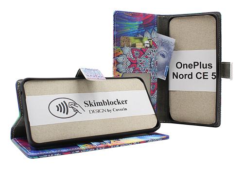 Skimblocker OnePlus Nord CE5 (CPH2719) Plånboksfodral Design