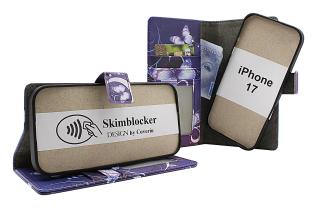 Skimblocker iPhone 17 Magnet Plånboksfodral Design