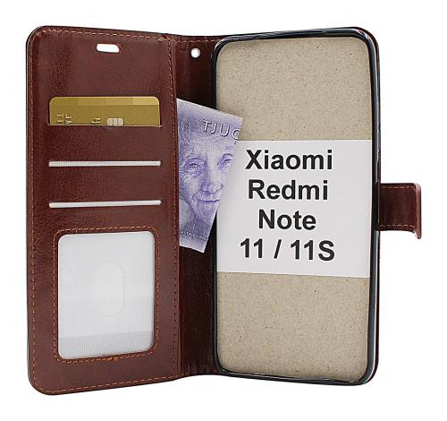 billigamobilskydd.seCrazy Horse Wallet Xiaomi Redmi Note 11 / 11S