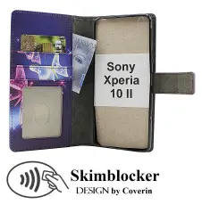 CoverinSkimblocker Sony Xperia 10 II Plånboksfodral Design