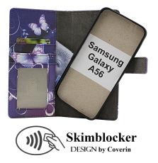 CoverinSkimblocker Samsung Galaxy A56 Magnet Plånboksfodral Design