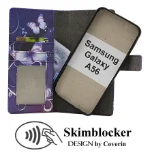 CoverinSkimblocker Samsung Galaxy A56 Magnet Plånboksfodral Design