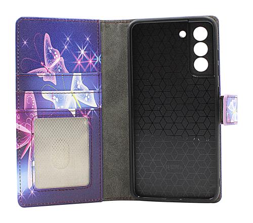 Skimblocker Samsung Galaxy S21 FE 5G Magnet Plånboksfodral Design