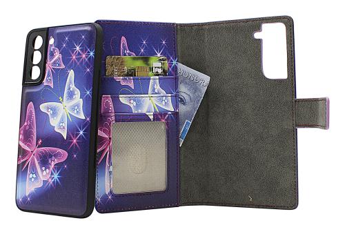 Skimblocker Samsung Galaxy S21 FE 5G Magnet Plånboksfodral Design