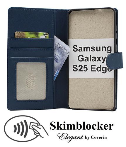 Skimblocker Samsung Galaxy S25 Edge Plånboksfodral
