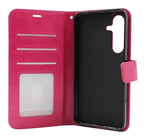 Crazy Horse Samsung Galaxy S25 Plånboksfodral