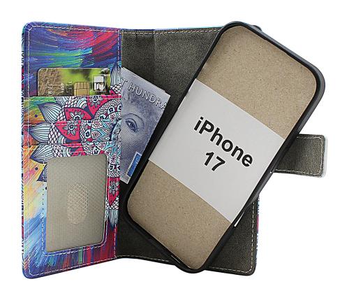 Skimblocker iPhone 17 Magnet Plånboksfodral Design