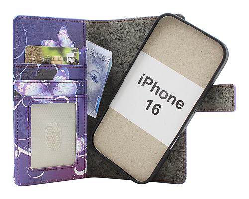 Skimblocker iPhone 16 Magnet Plånboksfodral Design