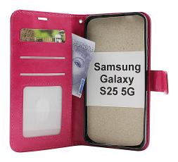 Crazy Horse Samsung Galaxy S25 Plånboksfodral