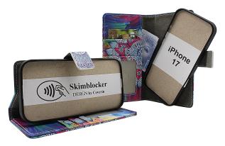 Skimblocker iPhone 17 Magnet Plånboksfodral Design