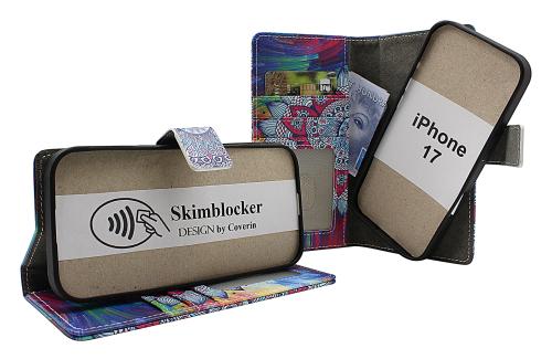 Skimblocker iPhone 17 Magnet Plånboksfodral Design